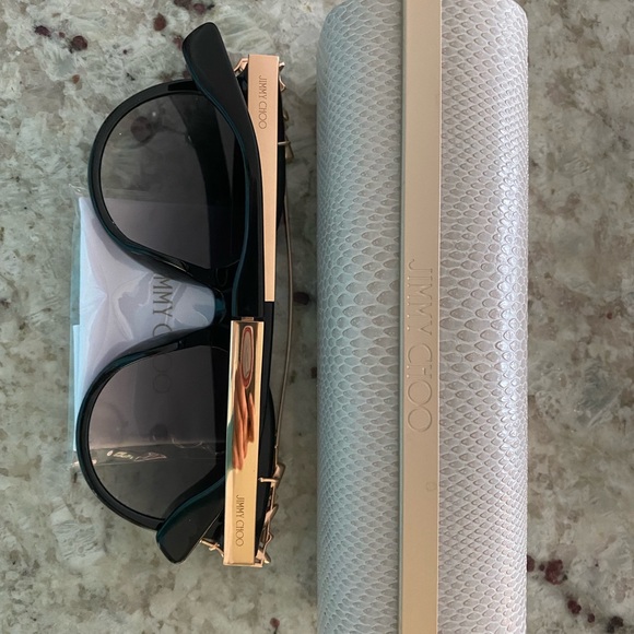 Jimmy Choo Cat Eye Sunglasses with Rhinestone - Picture 5 of 5